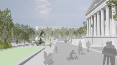 Budapest, Comprehensive development of the Hungarian National Museum - competition 1st prize (2010)